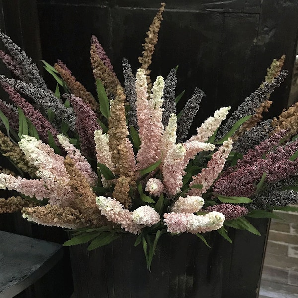 Artificial Millet Ears with Leaf, Fall Cereal Bundle, Rustic Flower Craft, Home Floral Decor, Bouquet Wreath Filler, Wedding Art Arrangement
