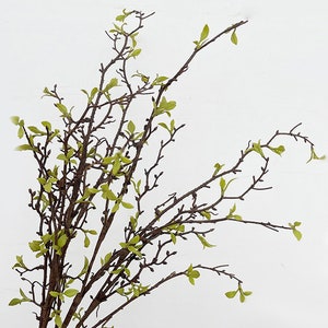 Galho artificial haste longa com broto falso ramo morto e atirar casa decoração floral primavera festa arranjo de plantas ao ar livre seleção de vegetação