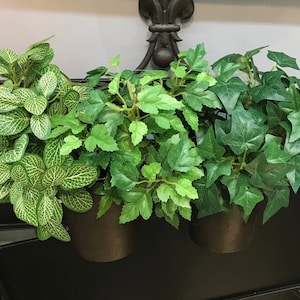 Artificial Boston Ivy Plant, Realistic Fittonia Stem, Home Greenery Craft, Indoor Plant Decor, Bridal Bouquet Filler, Wedding Arrangement