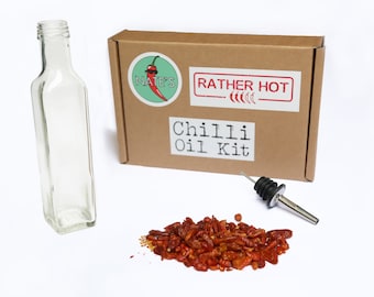 Peri Peri Chili Oil Gift Kit - Make your own 'Rather Hot' chili oil