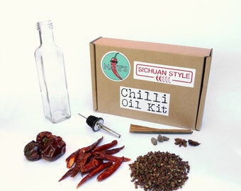 Sichuan Style Chili Oil Kit - Maak je eigen authentieke aromatische Chinese chili-olie