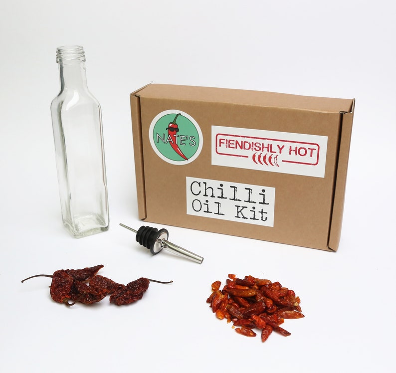Ghost Pepper Chilli Oil Gift Kit Make Your Own Etsy UK