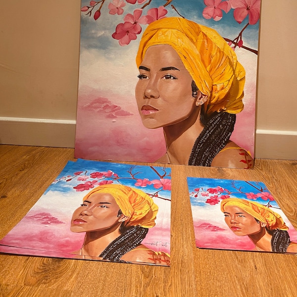 Jhene Aiko Gemälde Print