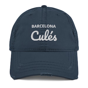 Barcelona Distressed Dad Hat