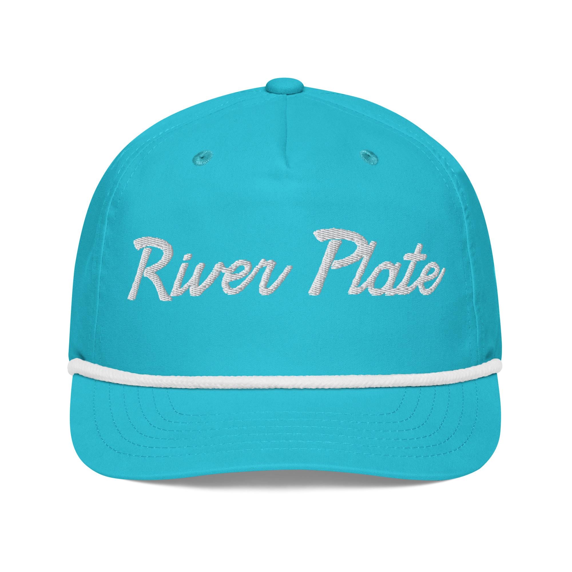 Casquette River Plate - Chapeau Camionneur Stretch Noir - Neuf