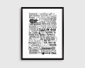 I Wanna Be Yours Etsy