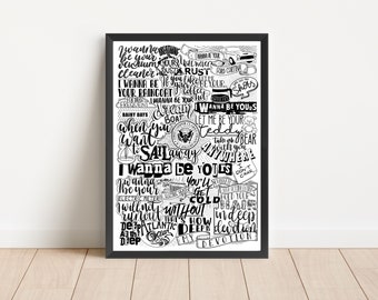 John Cooper Clarke - ‘I Wanna Be Yours’ Print