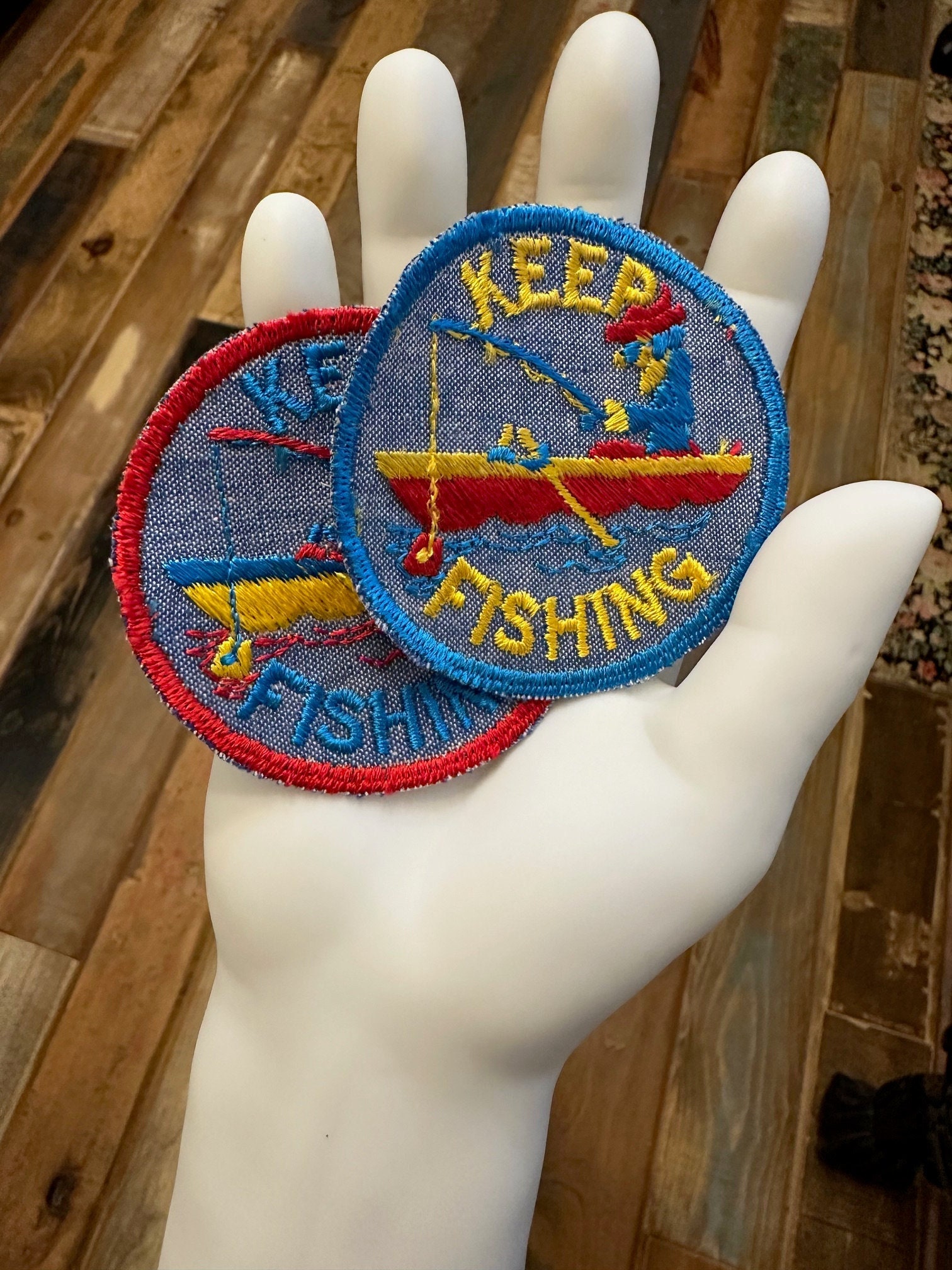 Sew on Fishing Patch 
