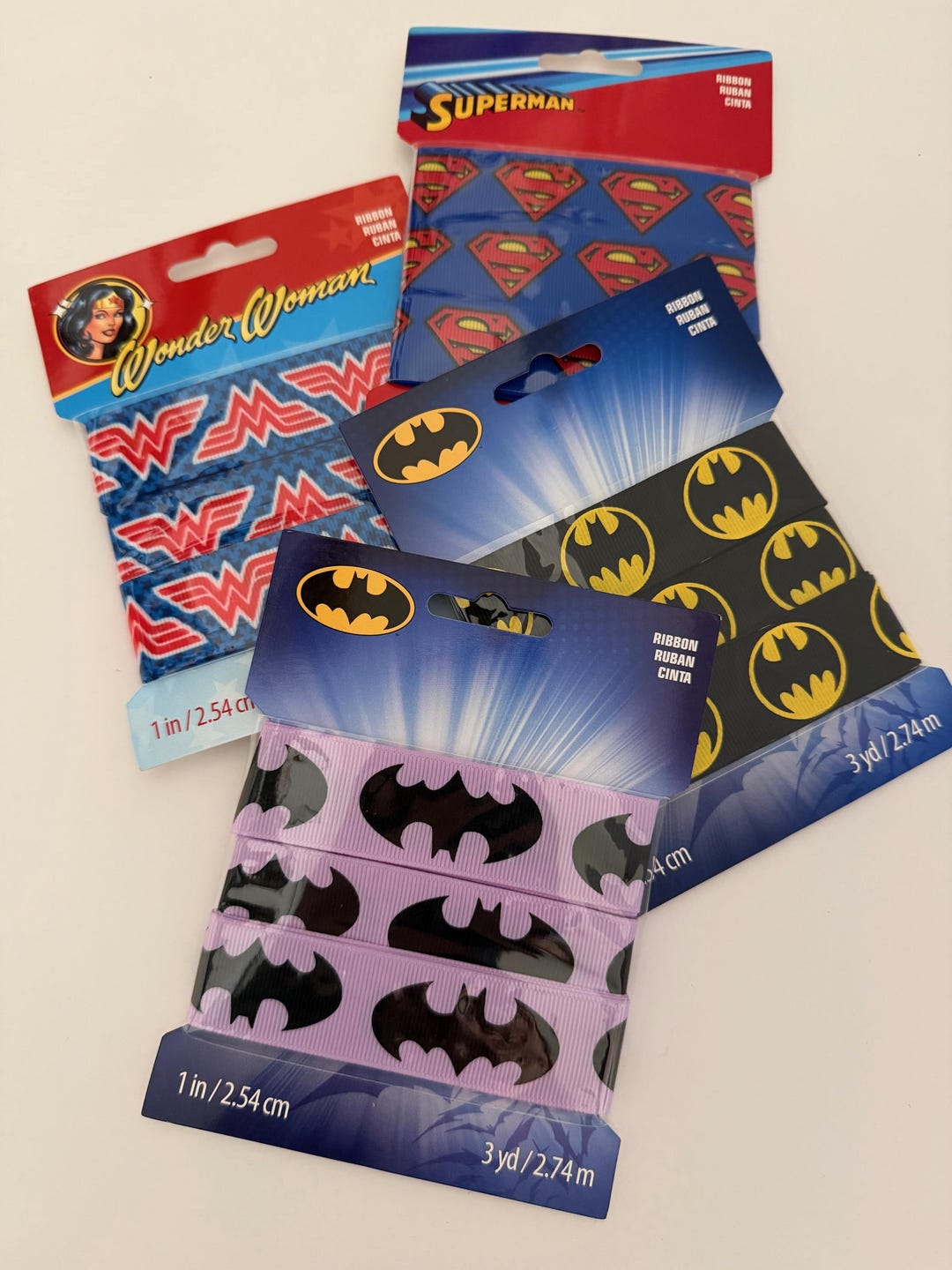 DC Comics Ribbon | Batman | Superman | Wonder Woman | Warner Bros - Etsy