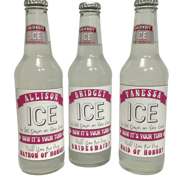 Smirnoff Ice Bridesmaid Proposal, Custom bridesmaid proposal, smirnoff ice maid of honor proposal, custom bridesmaid proposal, maid of honor