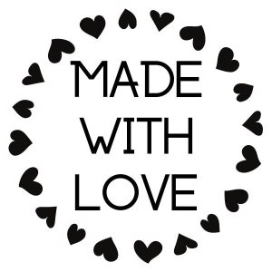 Made With Love Sticker, Digital sticker, digital download, made with love sticker download