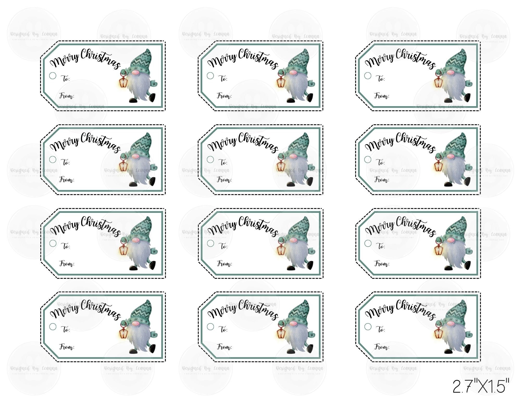 Printable Christmas Gift Tags – DESIGNS NOOK