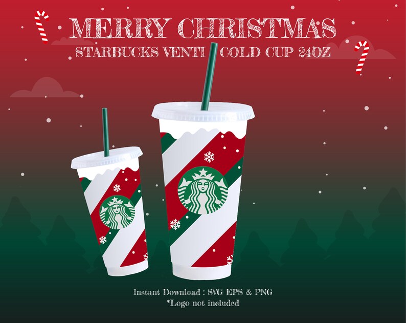 Christmas Bundle Starbucks Cup SVG Santa Claus Christmas ...