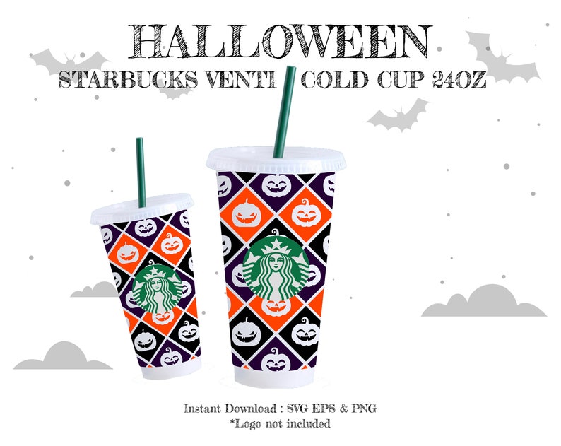 Download Full Wrap Pumpkin Starbucks Cup SVG Halloween Starbuck ...