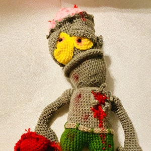 Zombie Crochet Doll