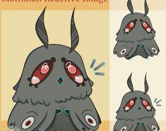 Mothman Reactive Image - PNGtuber for Discord and Twitch Streamers