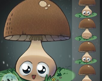 Mushroom Reactive Image - PNGtuber for Discord and Twitch Streamers