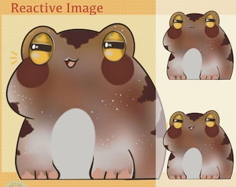 Rain Frog Reactive Image - PNGtuber for Discord and Twitch Streamers