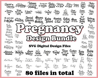 Download Pregnancy Announcement Svg Etsy