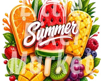 Summer Ice PNG (Digital Download)