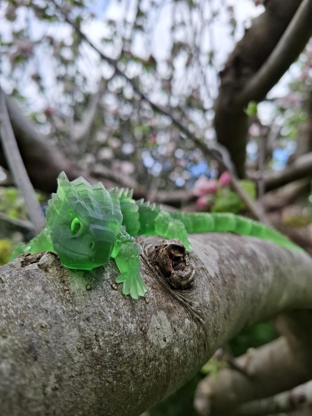 Lizard Fidget Springy Fun Articulated Lizard Fidget Toy (emerald Green) - Etsy