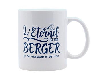 Mug céramique Psaume 23 - livraison Mondial Relay