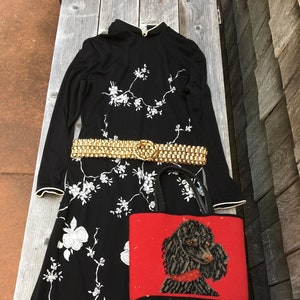 70s Mr. Dino dress maxi floral