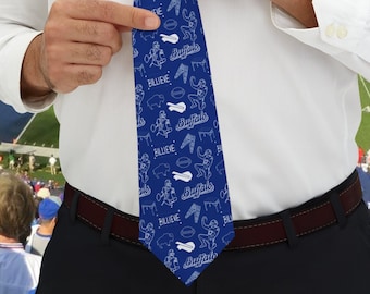Buffalo Football Necktie / Gift for Him / Bills Mafia Gift
