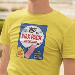 Top Wax Pack Collector T-Shirt / Baseball Card Shirt / Collector T-Shirt / The Hobby Tee