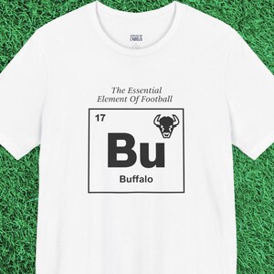 T-shirt de football Buffalo : modèle de tableau périodique, cadeau Bills Mafia