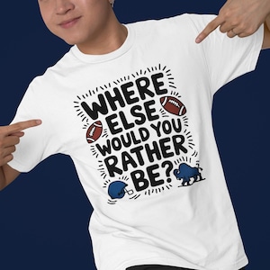 Gdzie indziej wolałbyś być T-shirt / Koszulka piłkarska Buffalo / Odzież Bills Mafia
