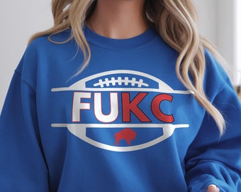 ビルズ FUKC クルーネック：バッファローフットボールファンアパレル