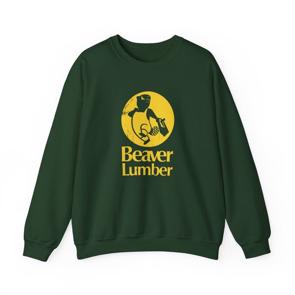 Beaver Lumber Sweatshirt mit Rundhalsausschnitt / Retro Indiana Shirt / Defunct Store Shirt