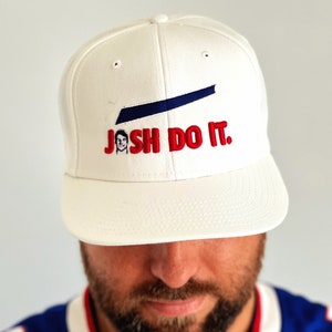 Josh Do It Embroidered Snapback Hat