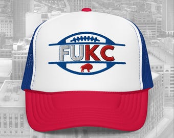 FUKC Embroidered Foam Trucker Hat: Buffalo Football Gift
