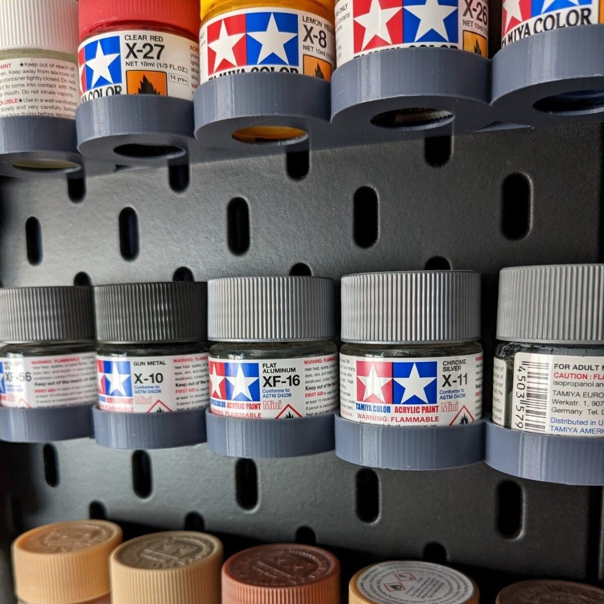 Paint Rack - 36mm Polly Scale / Tamiya 10ml and Larger Craft
