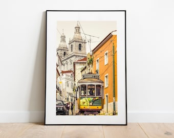 Lisbon Fine Art Prints I Lisbon Portugal Posters I Yellow Tram 28