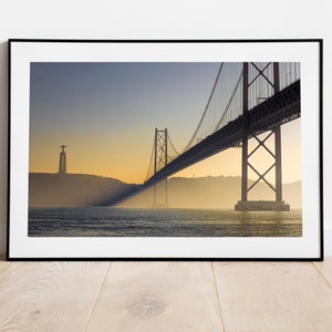 Lisbon Fine Art Prints I LIsbon  Posters I Lisbon Bridge 25th of April I Travel prints I Travel Posters I Street Photography I Cityscapes
