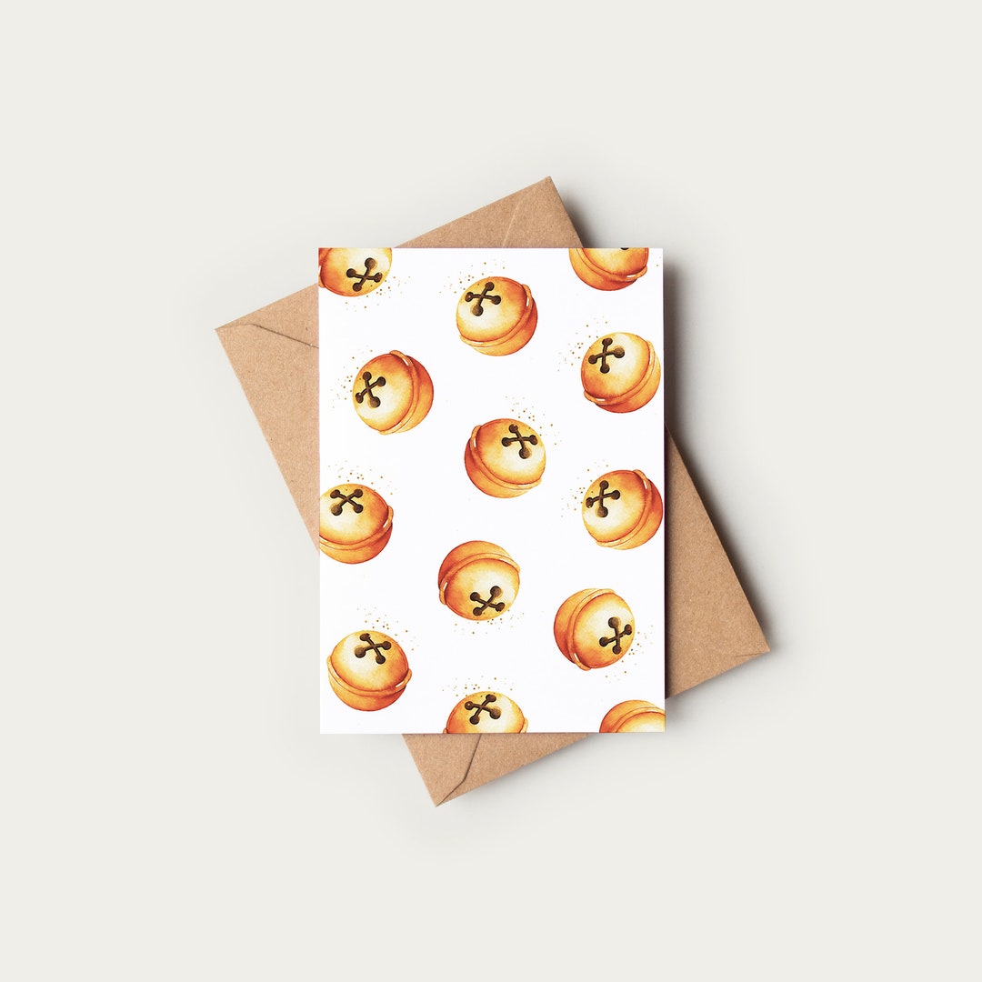 Christmas Card Sale Sleigh Bells Watercolour Christmas Card Etsy