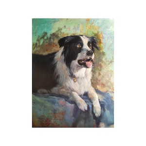 Dog Portrait Painting Pet Portrait Original Art Made To Order Painting Pet Portrait Wall Art Animal Artwork Canvas Art Original Oil Painting