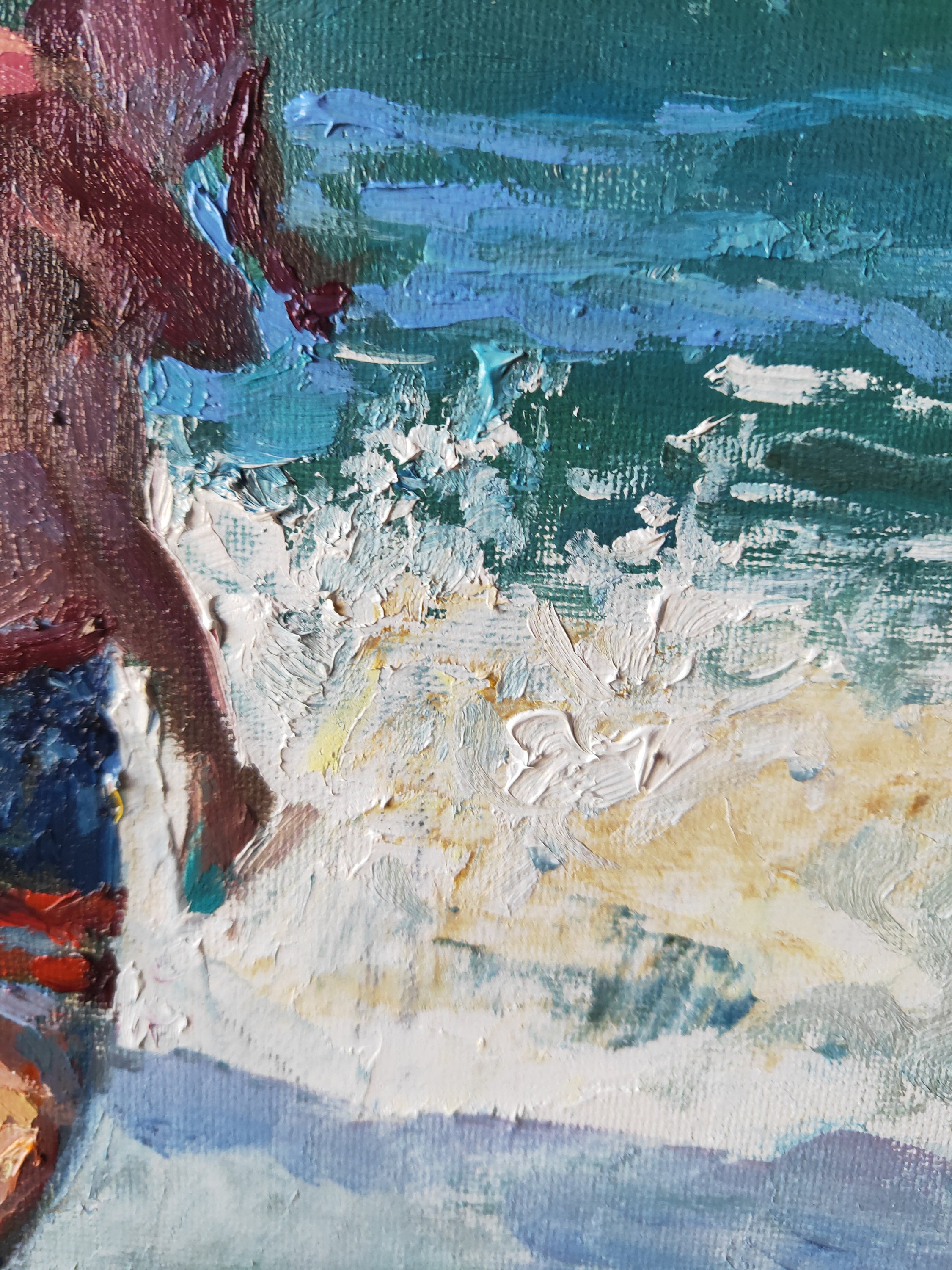 Gemalte Bilder: Menschen am Strand - Bringing the Beach to Life Through Drawing!