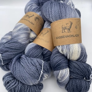 Thunder Storm Hand-Dyed Yarn, Kelbourne Scout Wool