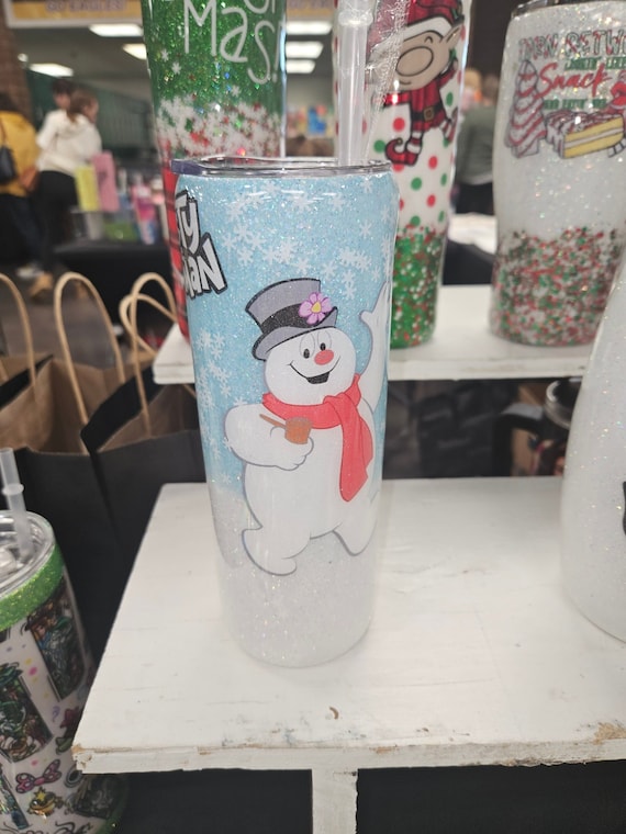 Frosty the snowman tumbler