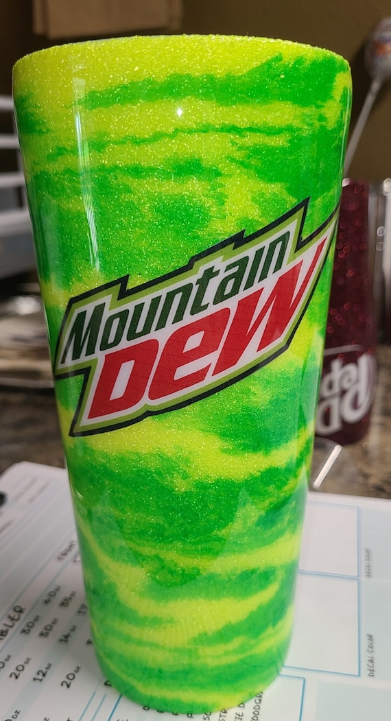Mountain Dew Tumbler diet mountain dew, baja blast, pitch black mountain dew tumblers