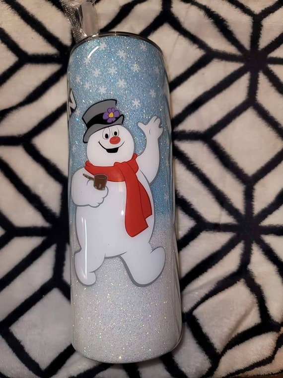 Snowman, 20 Oz or 30 Oz Skinny Tumbler, 24 Oz Water Bottle