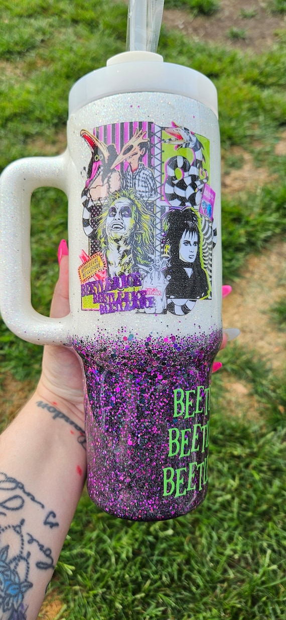 40oz Beetlejuice Tumbler