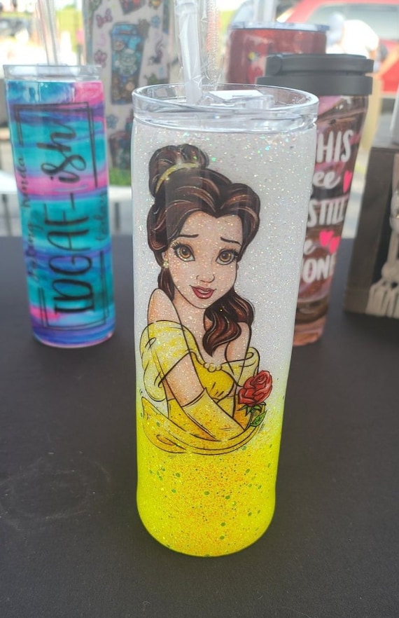 Belle beauty and the beast tumbler