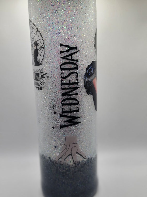 Wednesday tumbler glow in the dark