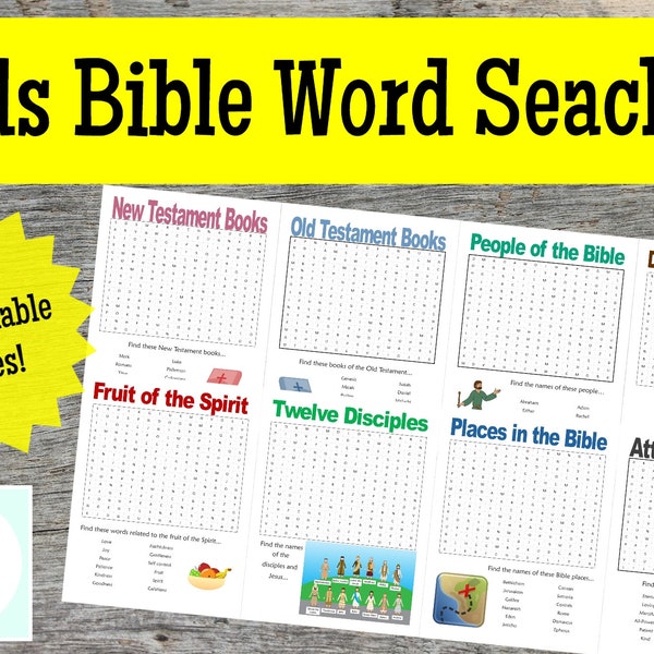 Bible Word Searches