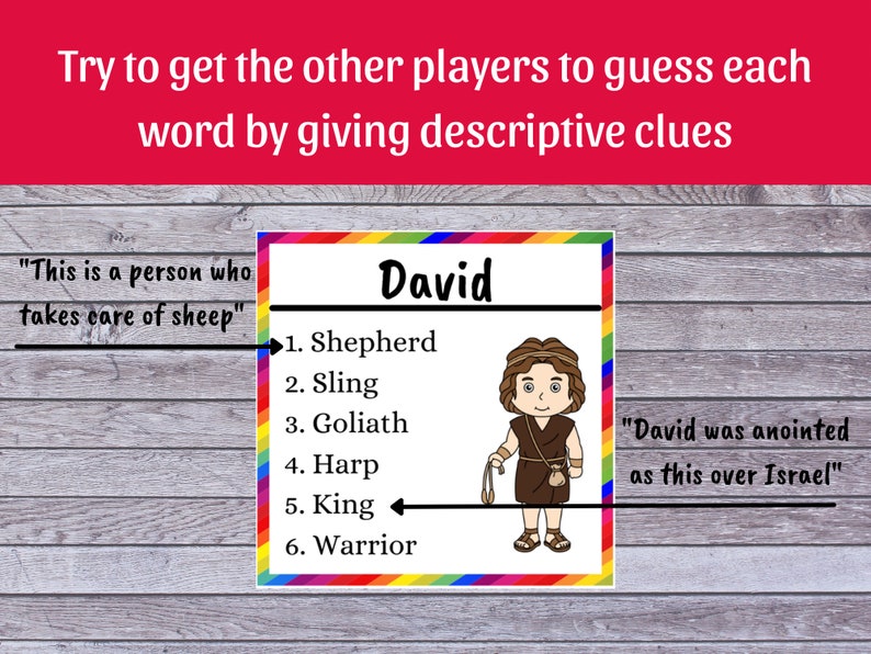 Bible Guessing Game for Kids - Etsy